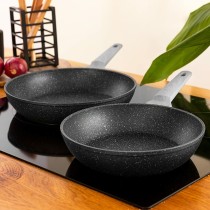 Set of Frying Pans Cecotec Polka Exclusive 20-24 Bucket Set Wood&Rock Ø 20 cm Ø 24 cm (2 pcs)