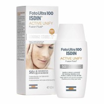 Facial Sun Cream Isdin Foto Ultra 100 Active Unify Anti-Brown Spot Treatment Spf 50+ (50 ml)