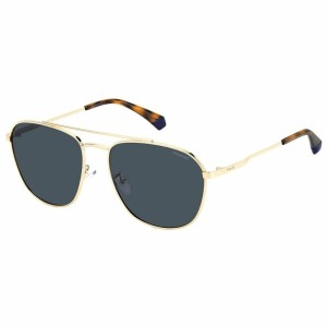 Lunettes de soleil Homme Polaroid PLD-4127-G-S-J5G-C3 Doré ø 58 mm