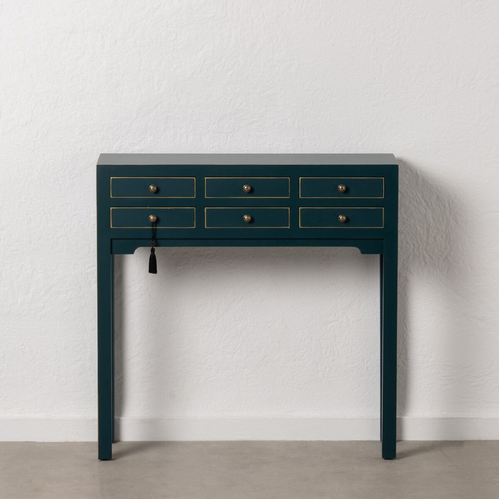 Console Bleu Bois d'épicéa Bois MDF 85 x 26 x 85 cm