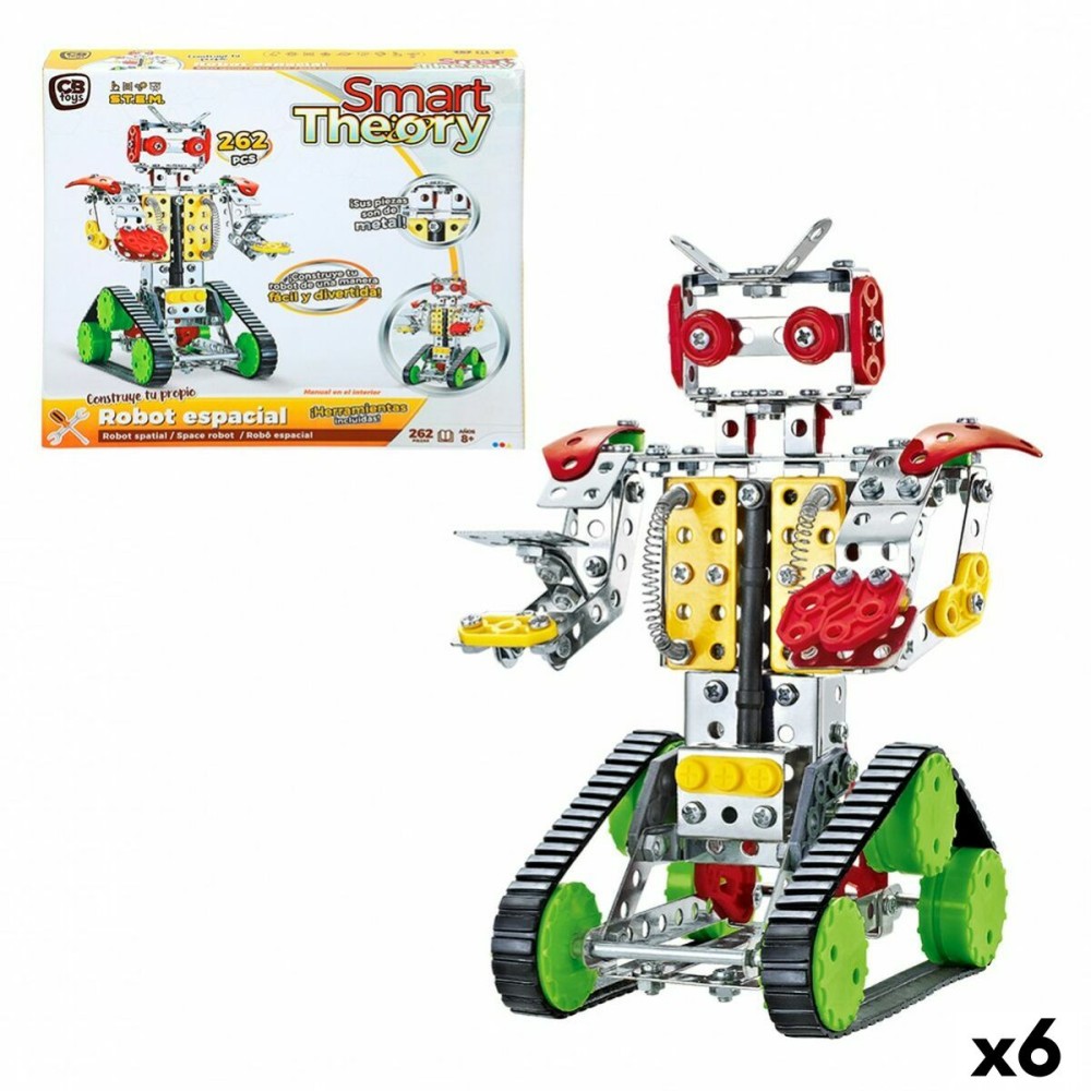 Konstruktionsspiel Colorbaby Smart Theory 262 Stücke Roboter (6 Stück)