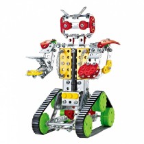 Set de construction Colorbaby Smart Theory 262 Pièces Robot (6 Unités)