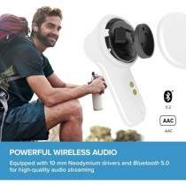 Headphones with Microphone Creative Technology Zen Air White