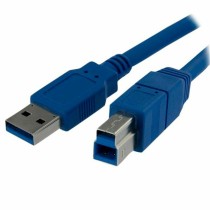 USB A zu USB-B-Kabel Startech USB3SAB1M            Blau