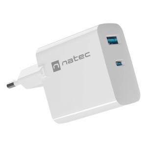 Chargeur mural Natec NUC-2142 Blanc Noir 45 W (1 Unité)