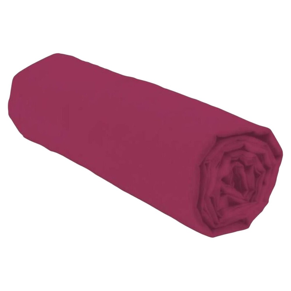 Fitted bottom sheet Lovely Home LH71617 Fuchsia 90 x 190 + 25 cm