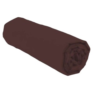 Drap housse Lovely Home LH71600 Marron 140 x 190 + 25 cm