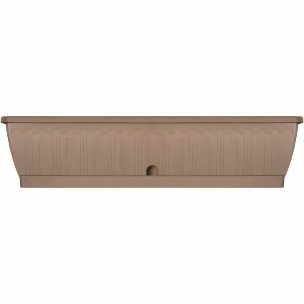 Jardinière auto-arrosante Garden ID Taupe 80 cm