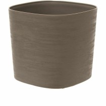 Pot auto-arrosant Garden ID Taupe 25 x 25 cm