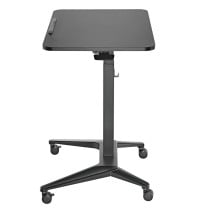 Bureau MacLean MC-453B Noir Acier 80 x 52 cm