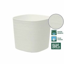 Self-watering flowerpot Garden ID White 25 x 25 cm