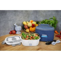 Elektrische Lunchbox N'oveen LB715 Weiß Grau 1,1 L 2 Stücke