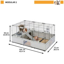 Cage Ferplast Metal Recycled plastic 109 x 72 x 56 cm