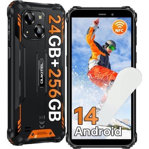 Smartphone Oukitel WP32 PRO 6" UNISOC T606 6 GB RAM 256 GB Noir Orange