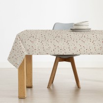 Stain-proof resined tablecloth Belum Merry Christmas Beige 180 x 200 cm