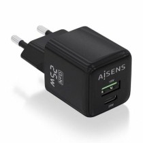 Chargeur mural Aisens ASCH-25W2P015-BK Noir 25 W