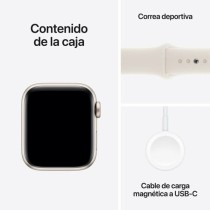 Montre intelligente Apple SE GPS + Cellular 40mm Blanc 40 mm