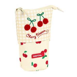 Federmäppchen stehend Safta Cherry Beige (32 Stücke)