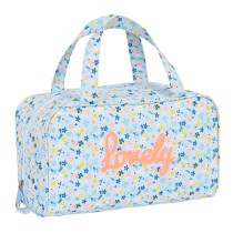 Trousse de Toilette Moos Lovely Bleu 31 x 14 x 19 cm