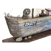 Deko-Figur DKD Home Decor Blau Weiß Barco 40 x 5 x 24 cm