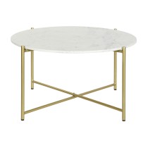 Table Basse DKD Home Decor 81 x 81 x 44 cm Marbre Fer