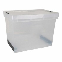 Boîte de rangement avec couvercle Evolution Transparent 39 x 29 x 20,5 cm (6 Unités) (39 x 29 x 20,5 cm)