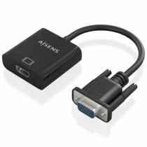 Adapter HDMI auf VGA Aisens A115-0873 20 cm Schwarz