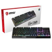 Tastatur MSI Vigor GK30 Schwarz AZERTY