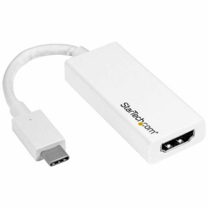 Adaptateur USB C vers HDMI Startech CDP2HD4K60W Blanc