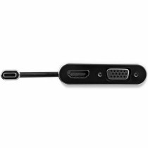 Adaptateur USB C vers VGA/HDMI Startech CDP2HDVGA Noir 4K Ultra HD