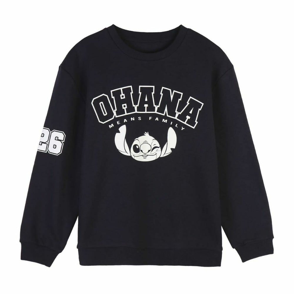 Damen Sweater ohne Kapuze Stitch Dunkelblau