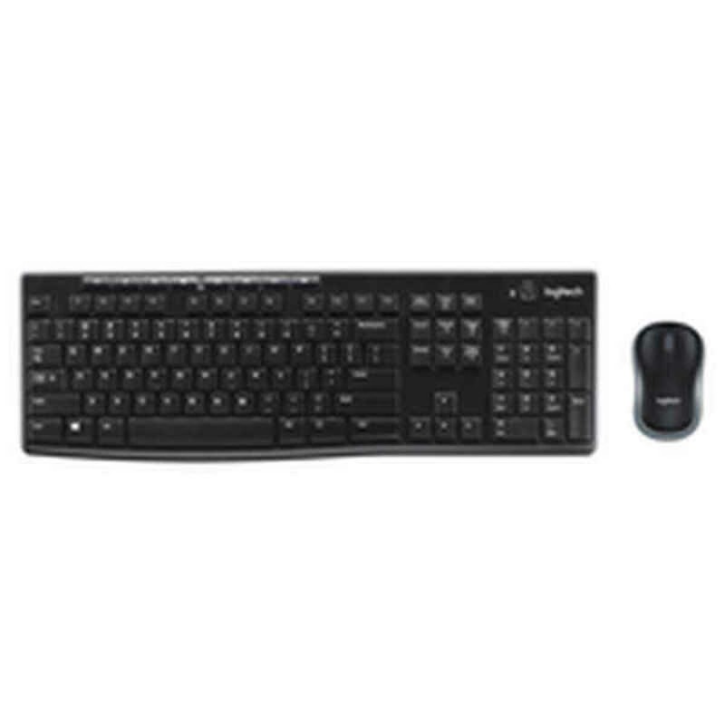 Souris & clavier Logitech LGT-MK270-US Noir QWERTY Qwerty US