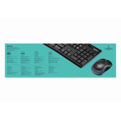 Mouse & Keyboard Logitech LGT-MK270-US Black QWERTY Qwerty US