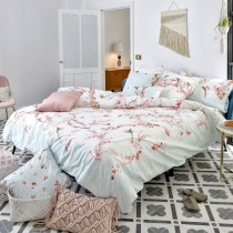 Housse de Couette HappyFriday Sakura Multicouleur 200 x 200 cm