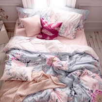 Housse de Couette HappyFriday Soft bouquet Multicouleur 200 x 200 cm