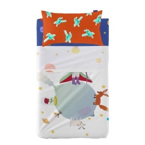 Jeu de draps HappyFriday LE PETIT PRINCE Multicouleur Lit de bébé 2 Pièces