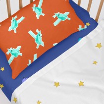 Jeu de draps HappyFriday LE PETIT PRINCE Multicouleur Lit de bébé 2 Pièces