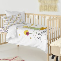 Duvet cover set HappyFriday Le Petit Prince Ses Amis Multicolour Baby Crib 2 Pieces