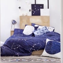 Housse de Couette HappyFriday Blanc Cosmos Multicouleur 260 x 240 cm