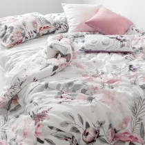 Housse de Couette HappyFriday Delicate bouquet Multicouleur 220 x 220 cm