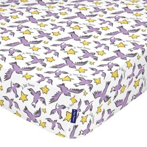 Drap housse HappyFriday LE PETIT PRINCE Multicouleur 70 x 140 x 14 cm Oiseaux