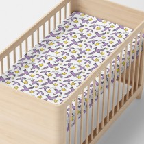 Drap housse HappyFriday LE PETIT PRINCE Multicouleur 70 x 140 x 14 cm Oiseaux