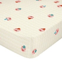 Fitted sheet HappyFriday MR FOX Multicolour 60 x 120 x 14 cm Pig