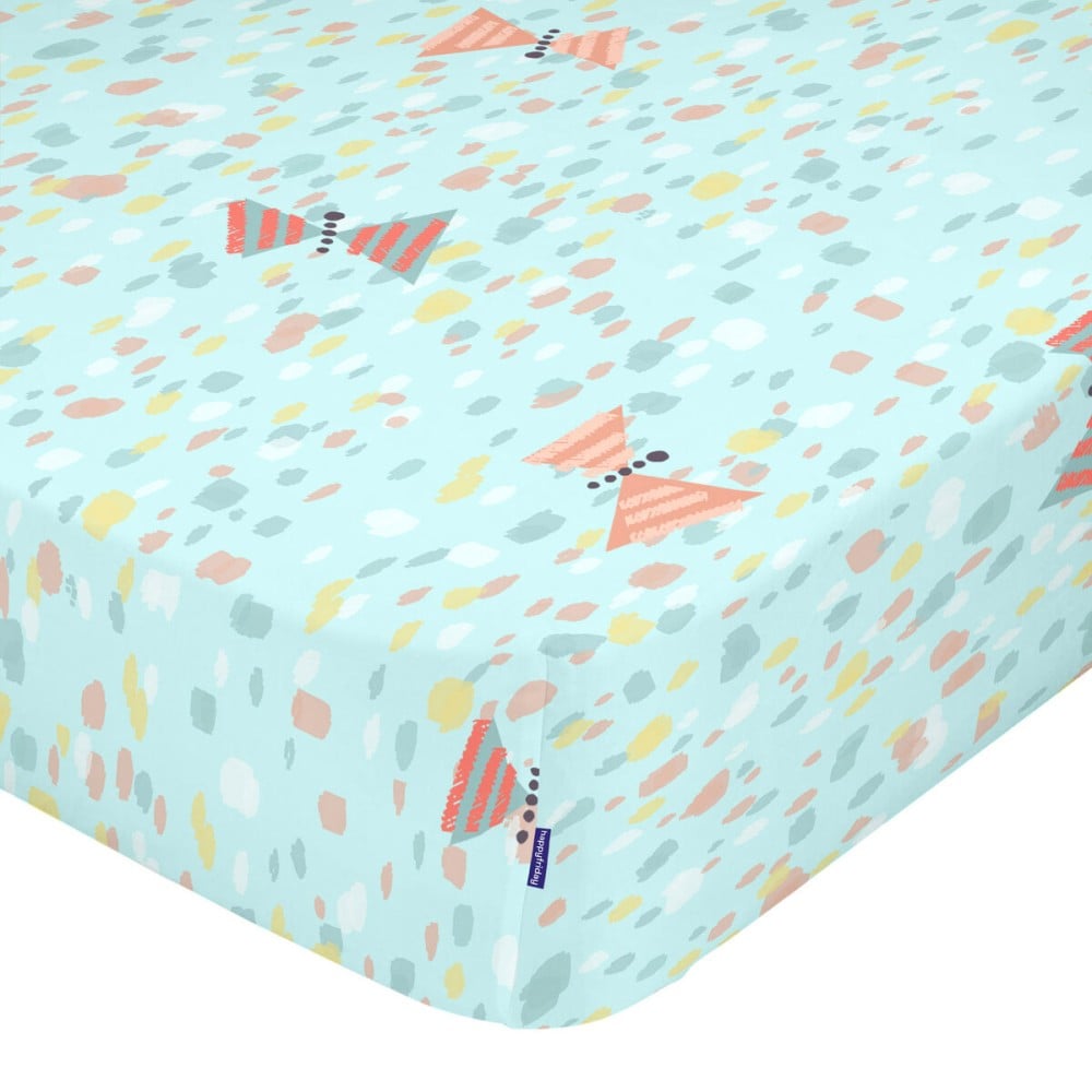 Fitted sheet HappyFriday MOSHI MOSHI Multicolour 105 x 200 x 32 cm