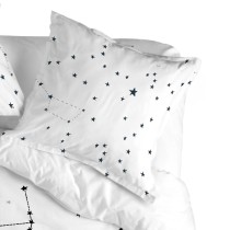 Pillowcase HappyFriday Blanc Constellation Multicolour 80 x 80 cm