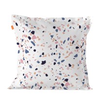 Taie d'oreiller HappyFriday Blanc Terrazzo Multicouleur 80 x 80 cm