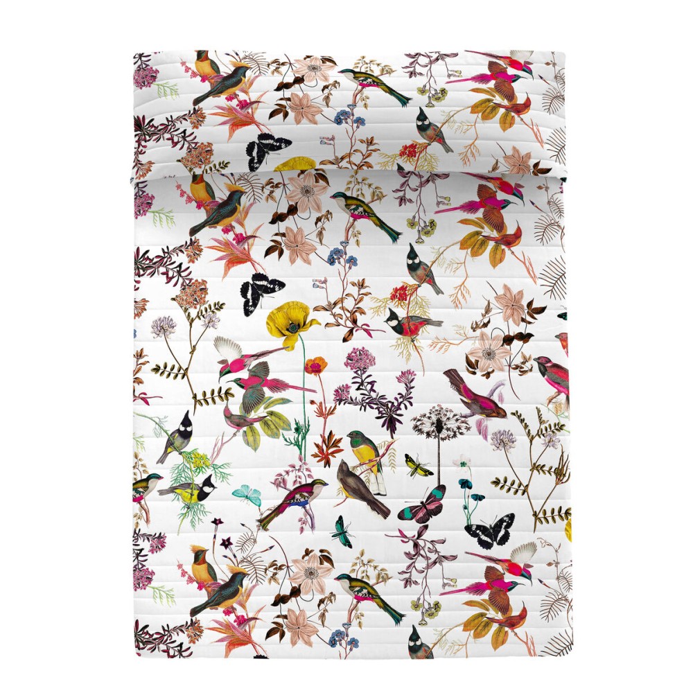 Couvre-lit HappyFriday HF Birds of paradise Multicouleur 240 x 260 cm