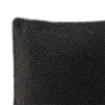 Housse de coussin HappyFriday HF Living Piping Felt Noir 50 x 50 cm