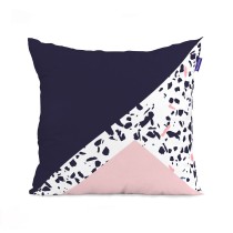 Housse de coussin HappyFriday Blanc Terrazzo  Multicouleur 2 Pièces