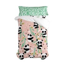 Drap housse HappyFriday Multicouleur 90 x 200 x 32 cm Ours Panda